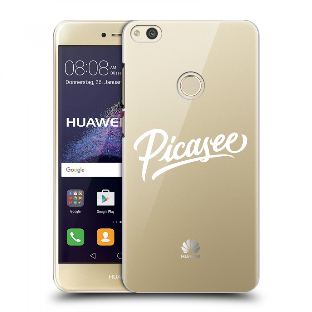 Huawei P9 Lite 2017 Hülle - Transparentes Silikon - Picasee - White