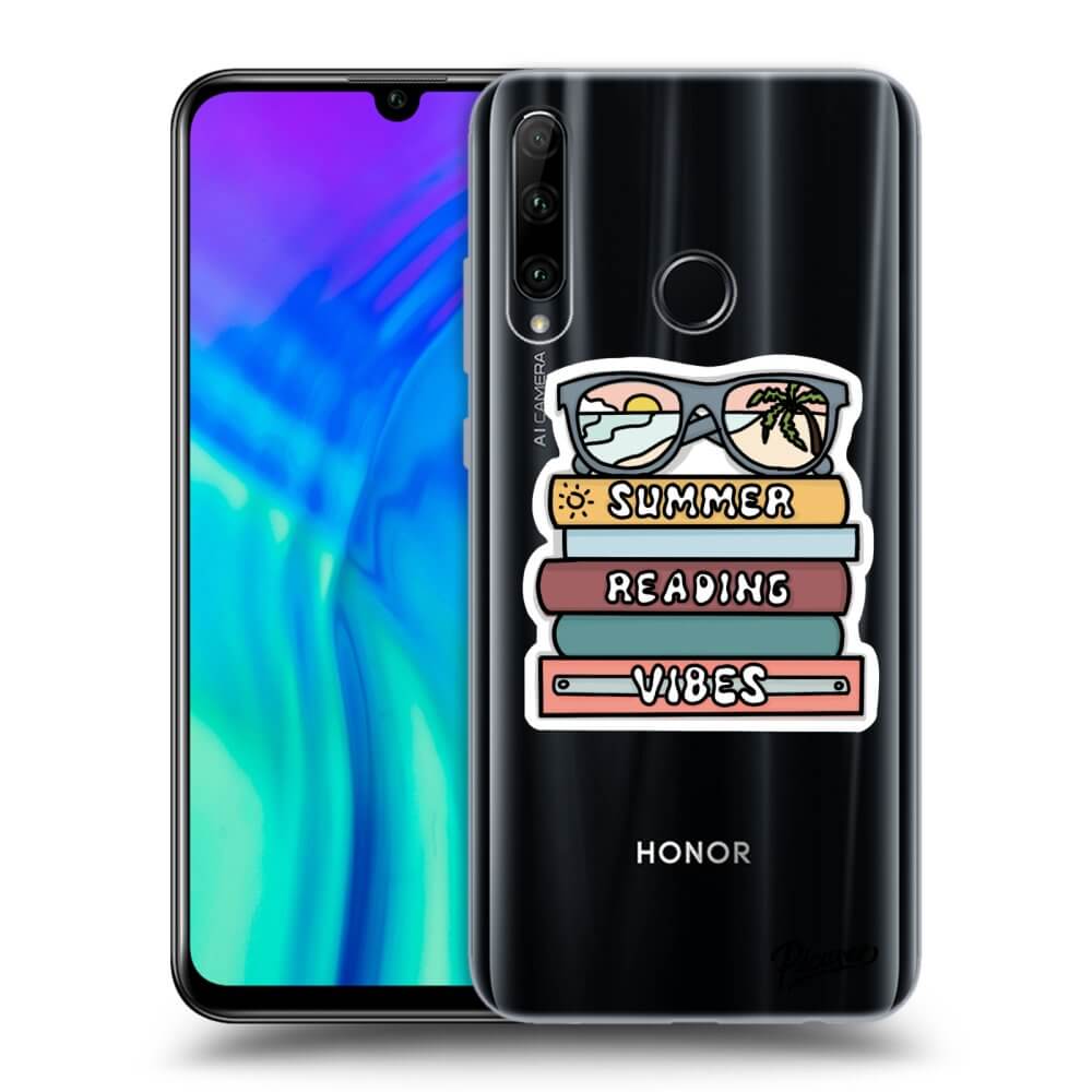 Honor 20 Lite Hülle - Transparentes Silikon - Summer Reading Vibes