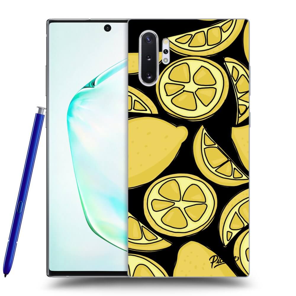 Samsung Galaxy Note 10+ N975F Hülle - Schwarzes Silikon - Lemon