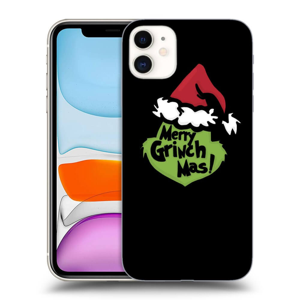 Apple IPhone 11 Hülle - Schwarzes Silikon - Grinch 2