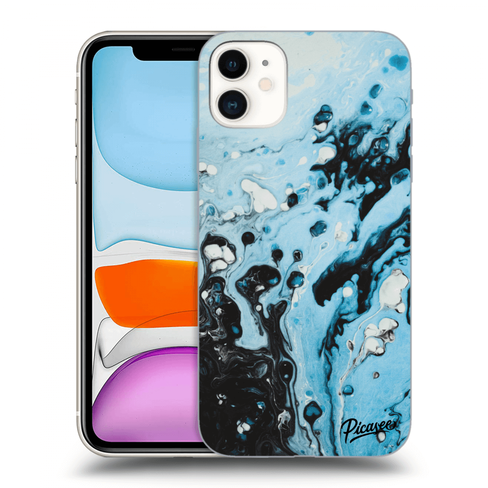 Apple IPhone 11 Hülle - Transparentes Silikon - Organic Blue