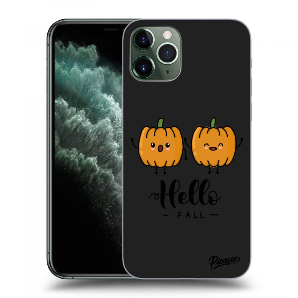 Apple IPhone 11 Pro Hülle - Schwarzes Silikon - Hallo Fall