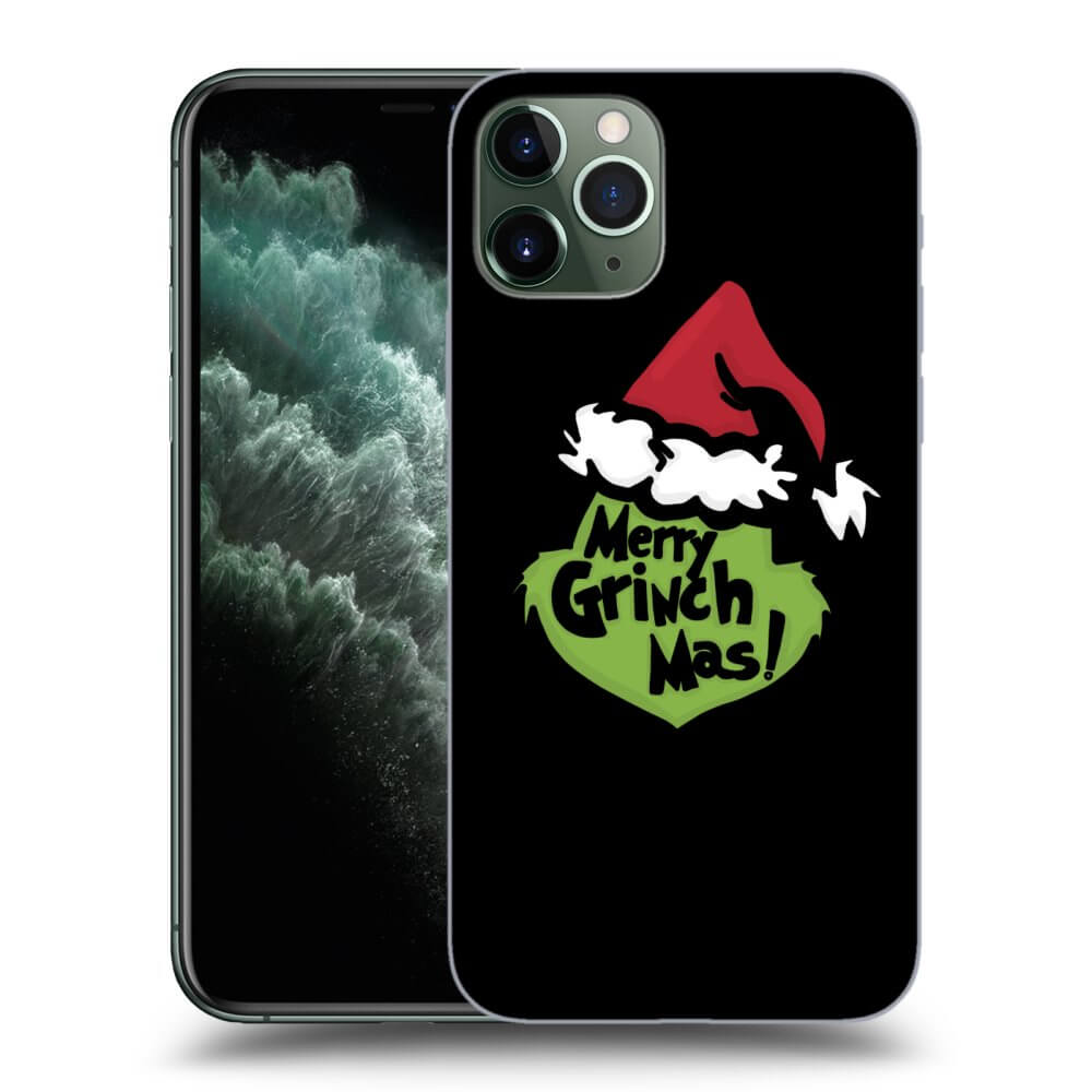 Apple IPhone 11 Pro Hülle - Schwarzes Silikon - Grinch 2