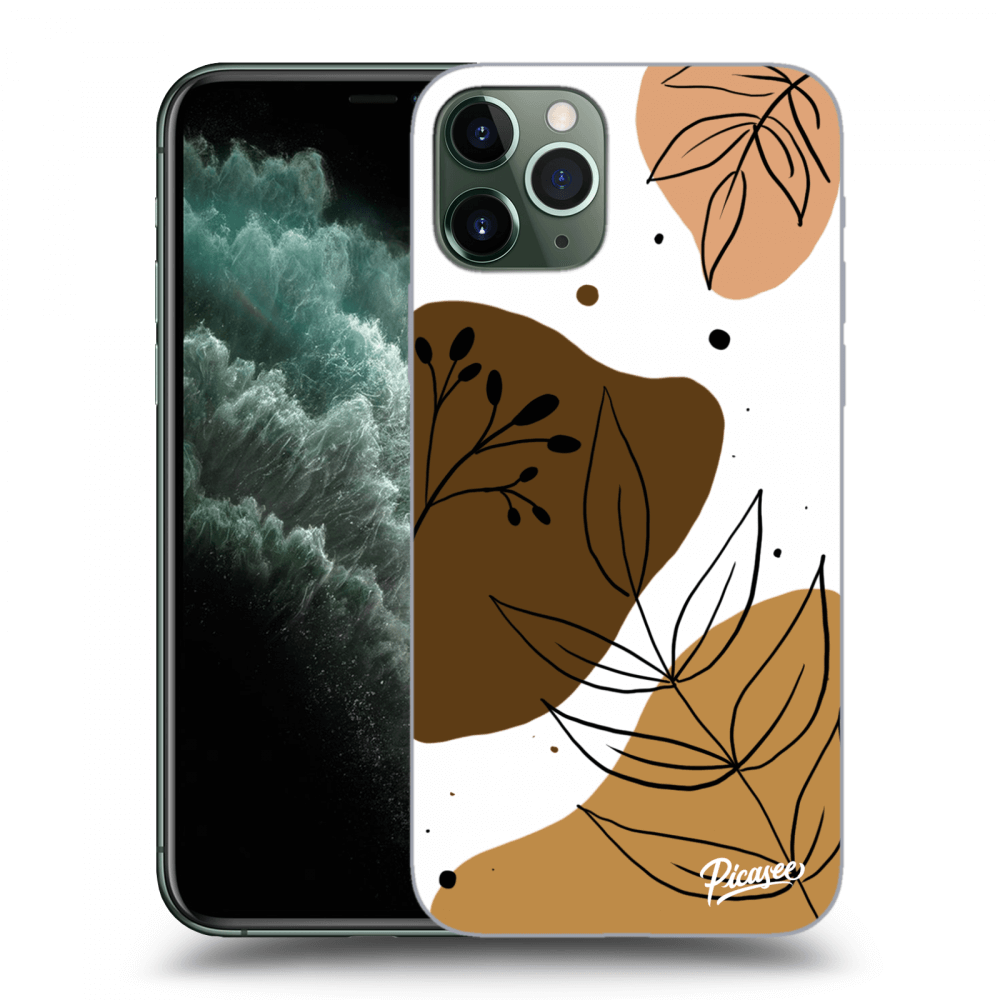 Apple IPhone 11 Pro Max Hülle - Schwarzes Silikon - Boho Style