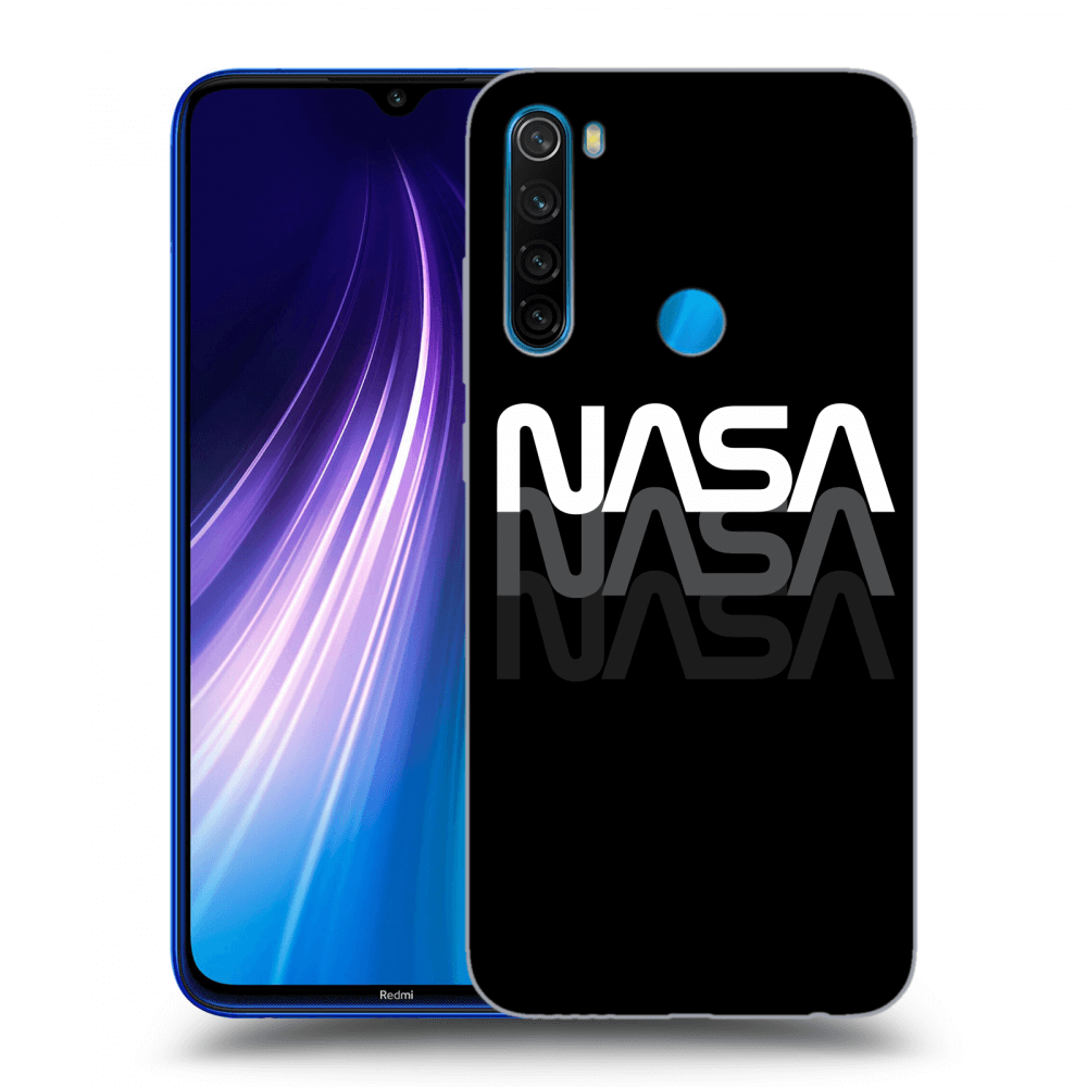 Xiaomi Redmi Note 8 Hülle - Transparentes Silikon - NASA Triple