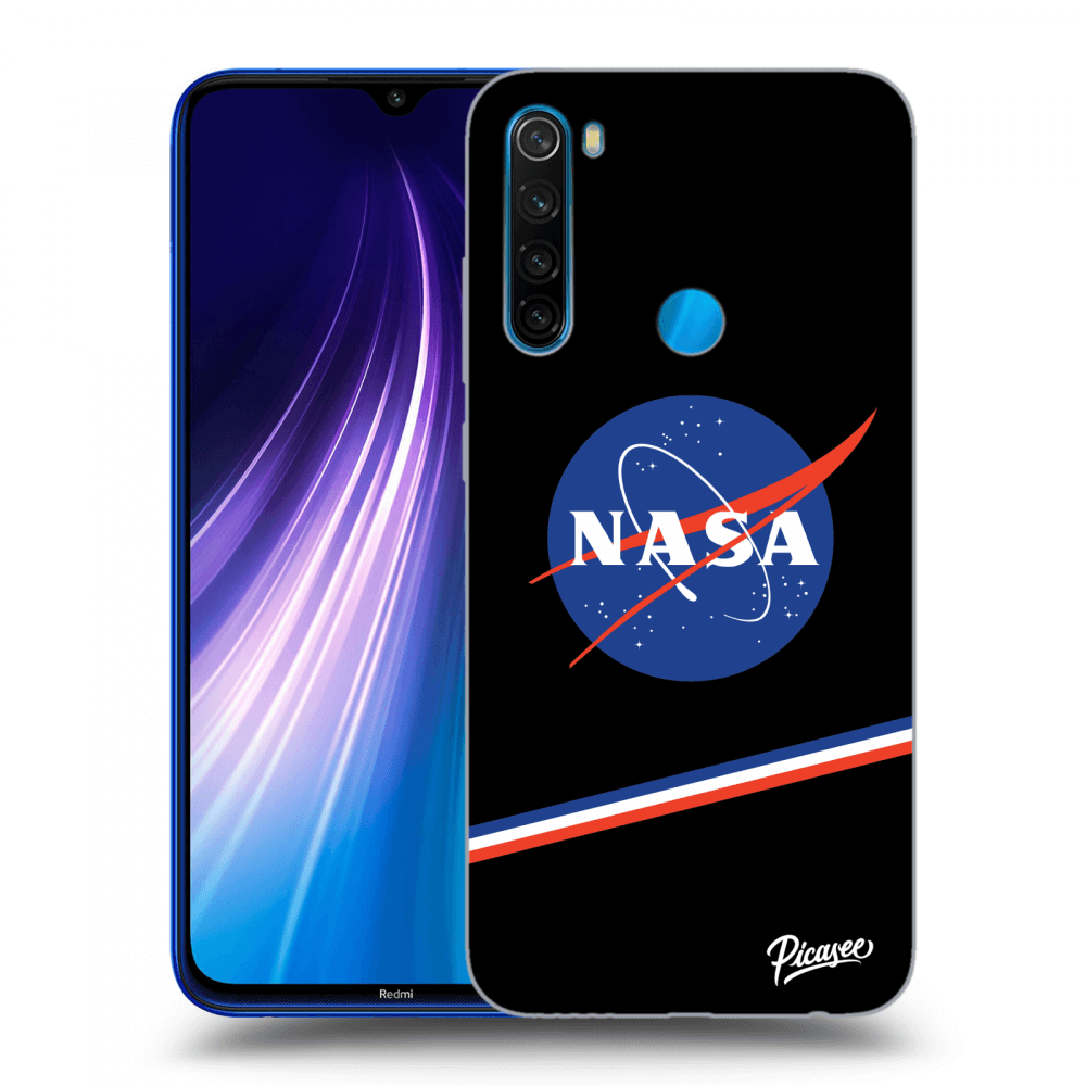 Xiaomi Redmi Note 8 Hülle - Schwarzes Silikon - NASA Original