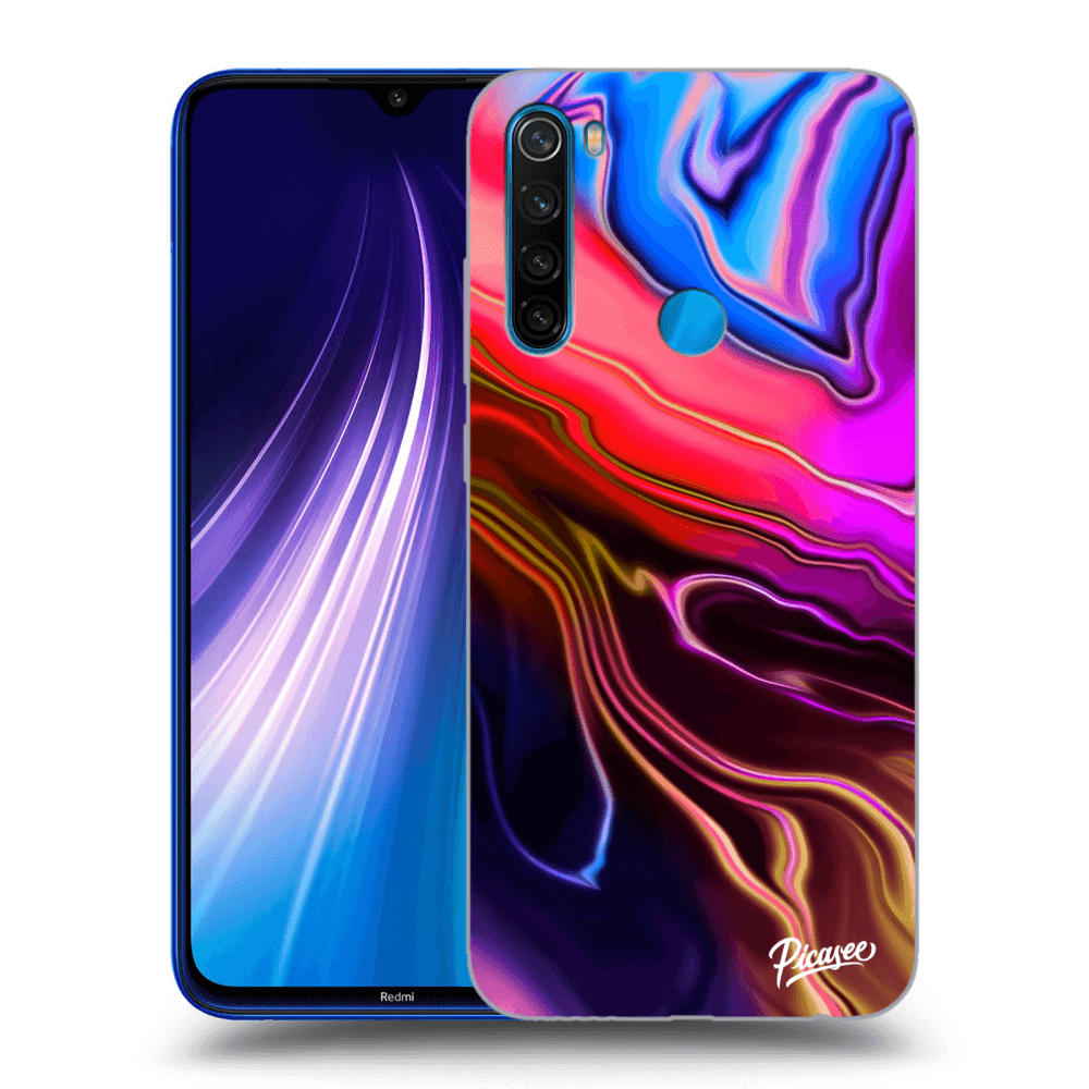 Xiaomi Redmi Note 8 Hülle - Transparentes Silikon - Electric