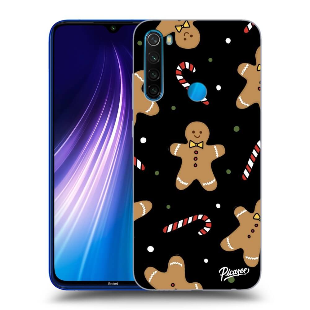 Xiaomi Redmi Note 8 Hülle - Schwarzes Silikon - Gingerbread