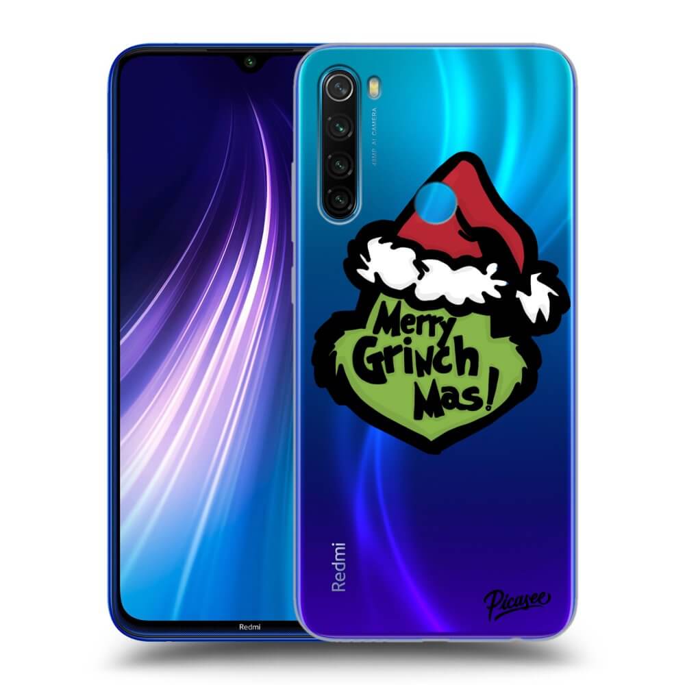 Xiaomi Redmi Note 8 Hülle - Transparentes Silikon - Grinch 2