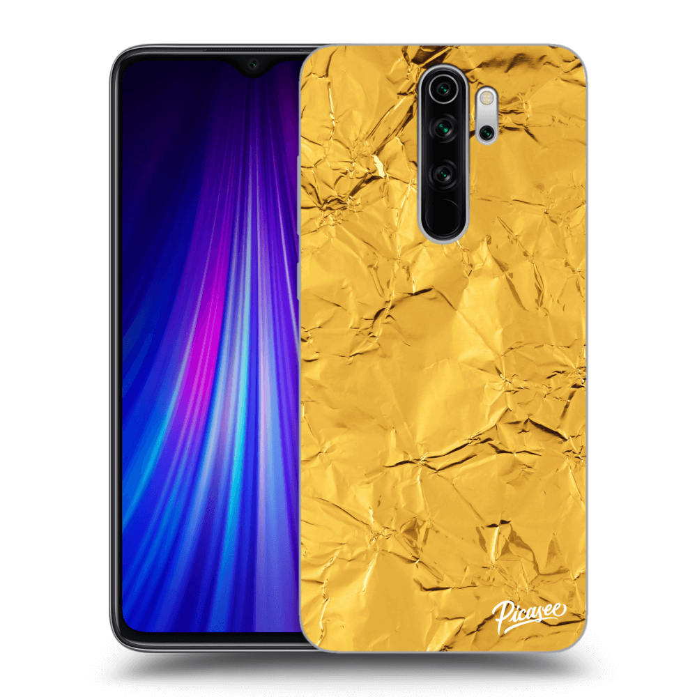 Xiaomi Redmi Note 8 Pro Hülle - Transparentes Silikon - Gold