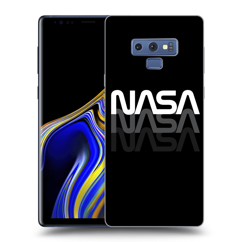 Samsung Galaxy Note 9 N960F Hülle - Schwarzes Silikon - NASA Triple