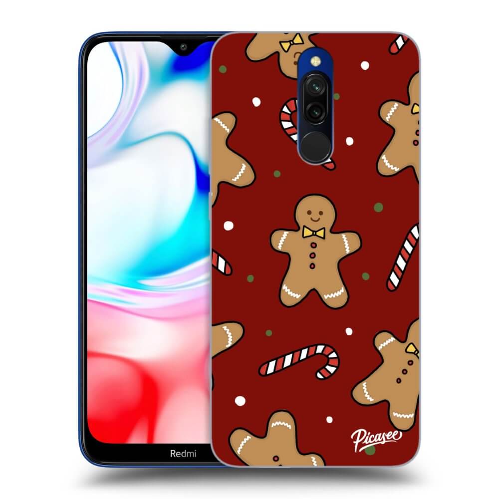 Xiaomi Redmi 8 Hülle - Schwarzes Silikon - Gingerbread 2