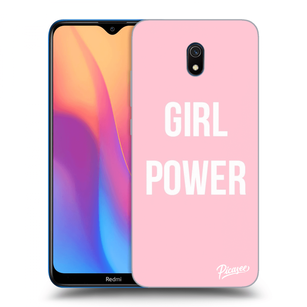 Xiaomi Redmi 8A Hülle - Transparentes Silikon - Girl Power