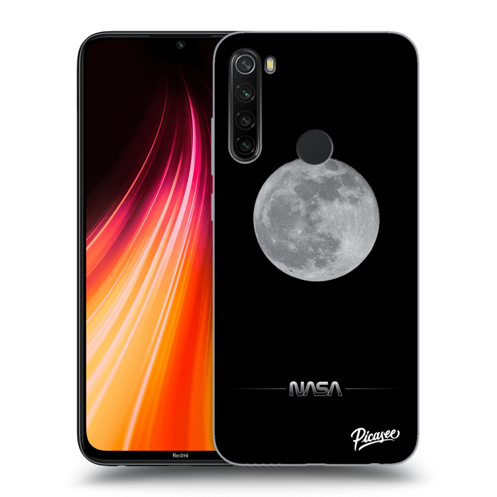 Xiaomi Redmi Note 8T Hülle - Transparentes Silikon - Moon Minimal