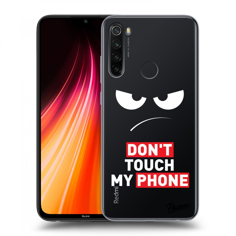 Xiaomi Redmi Note 8T Hülle - Transparentes Silikon - Angry Eyes - Transparent