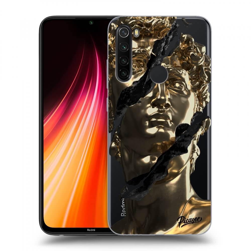 Xiaomi Redmi Note 8T Hülle - Transparentes Silikon - Golder