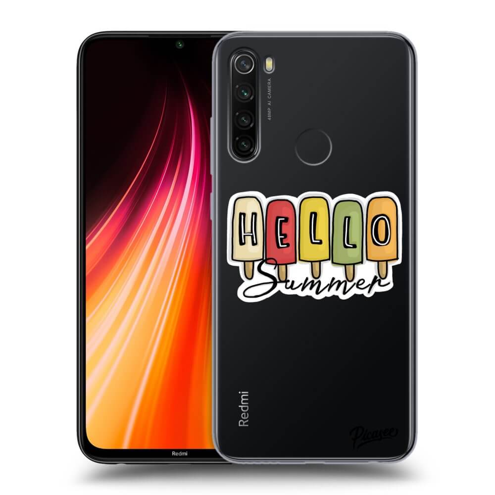 Xiaomi Redmi Note 8T Hülle - Transparentes Silikon - Ice Cream