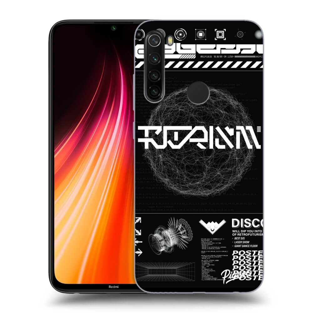 Xiaomi Redmi Note 8T Hülle - Schwarzes Silikon - BLACK DISCO