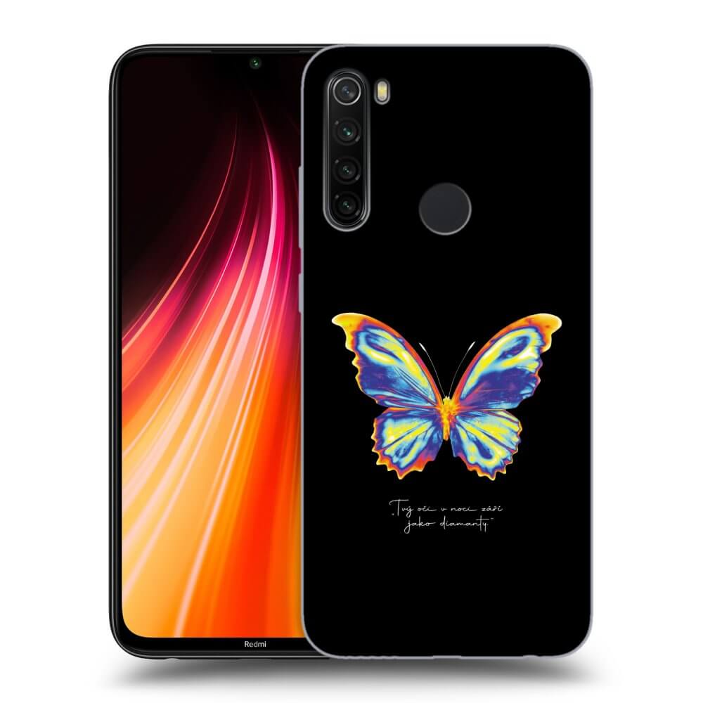 Xiaomi Redmi Note 8T Hülle - Schwarzes Silikon - Diamanty Black