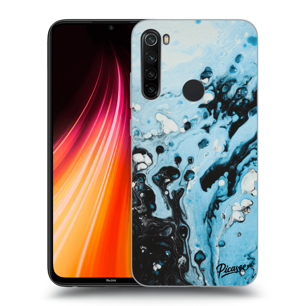 Xiaomi Redmi Note 8T Hülle - Transparentes Silikon - Organic Blue