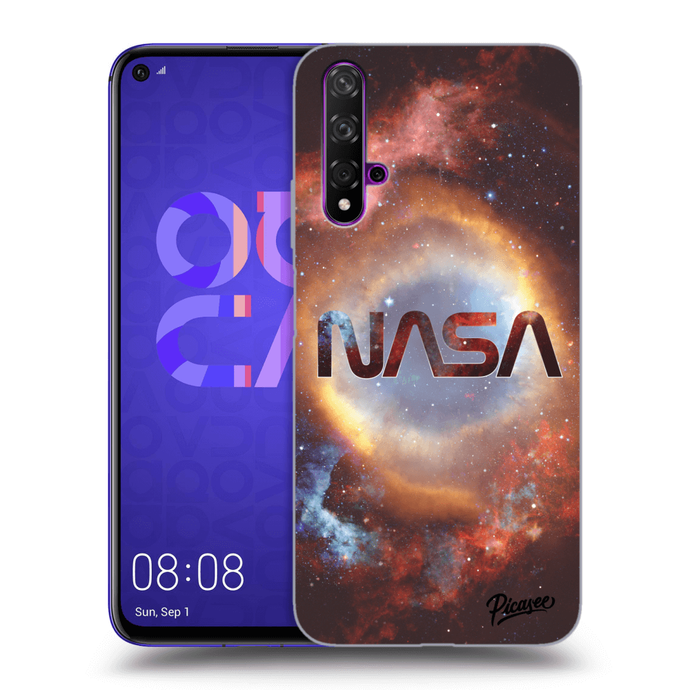 Huawei Nova 5T Hülle - Schwarzes Silikon - Nebula