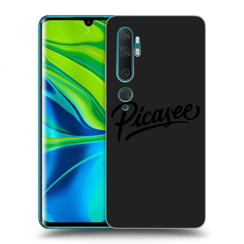 Xiaomi Mi Note 10 (Pro) Hülle - Schwarzes Silikon - Picasee - Black