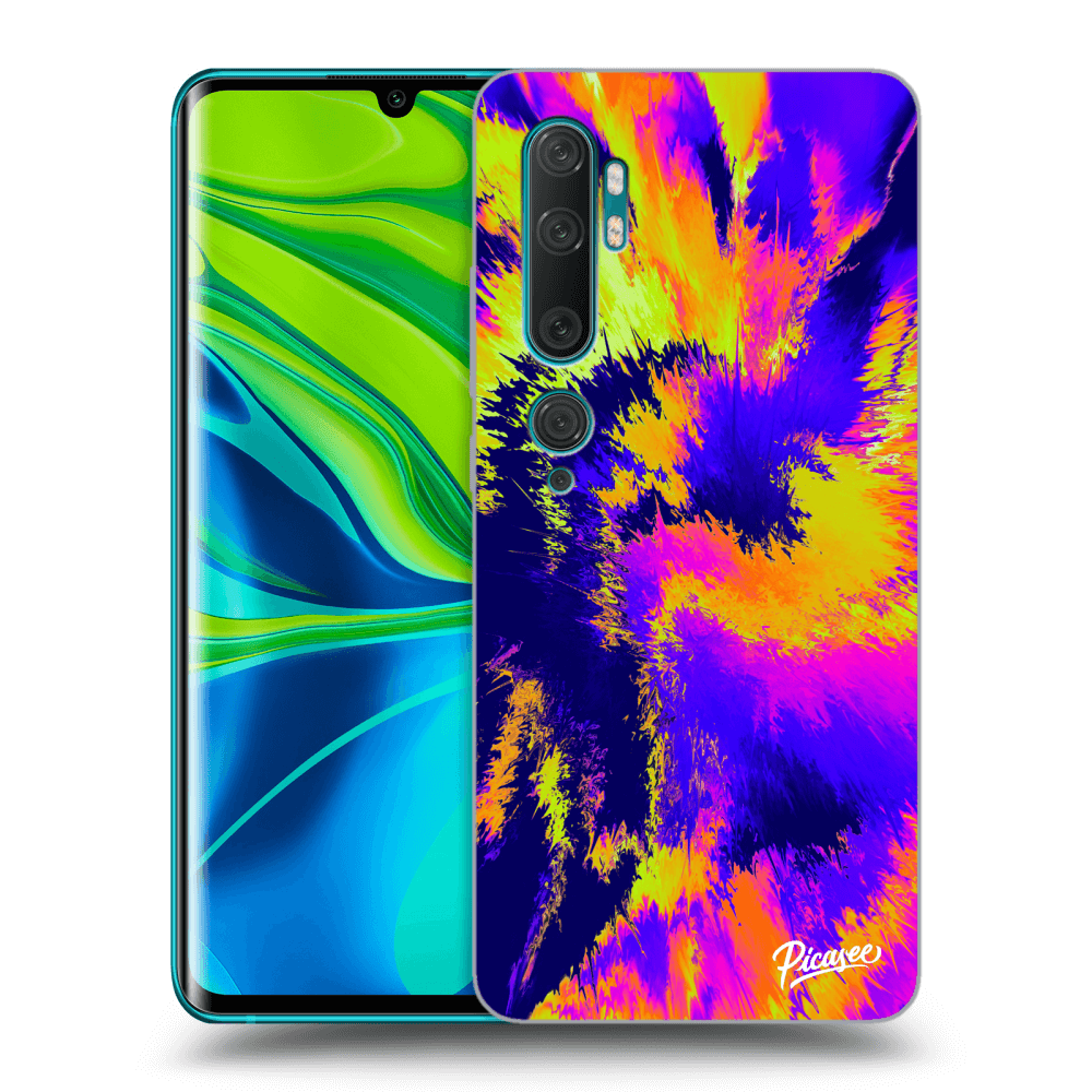 Xiaomi Mi Note 10 (Pro) Hülle - Schwarzes Silikon - Burn