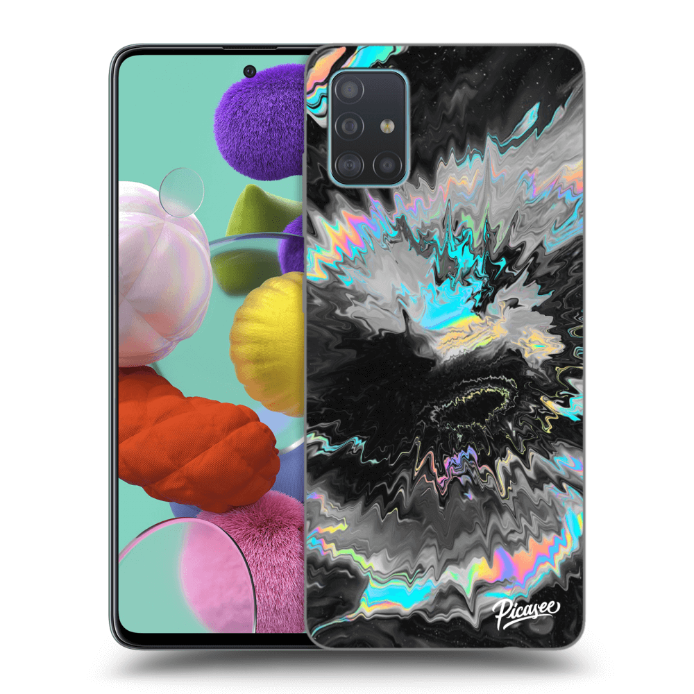 Samsung Galaxy A51 A515F Hülle - Schwarzes Silikon - Magnetic