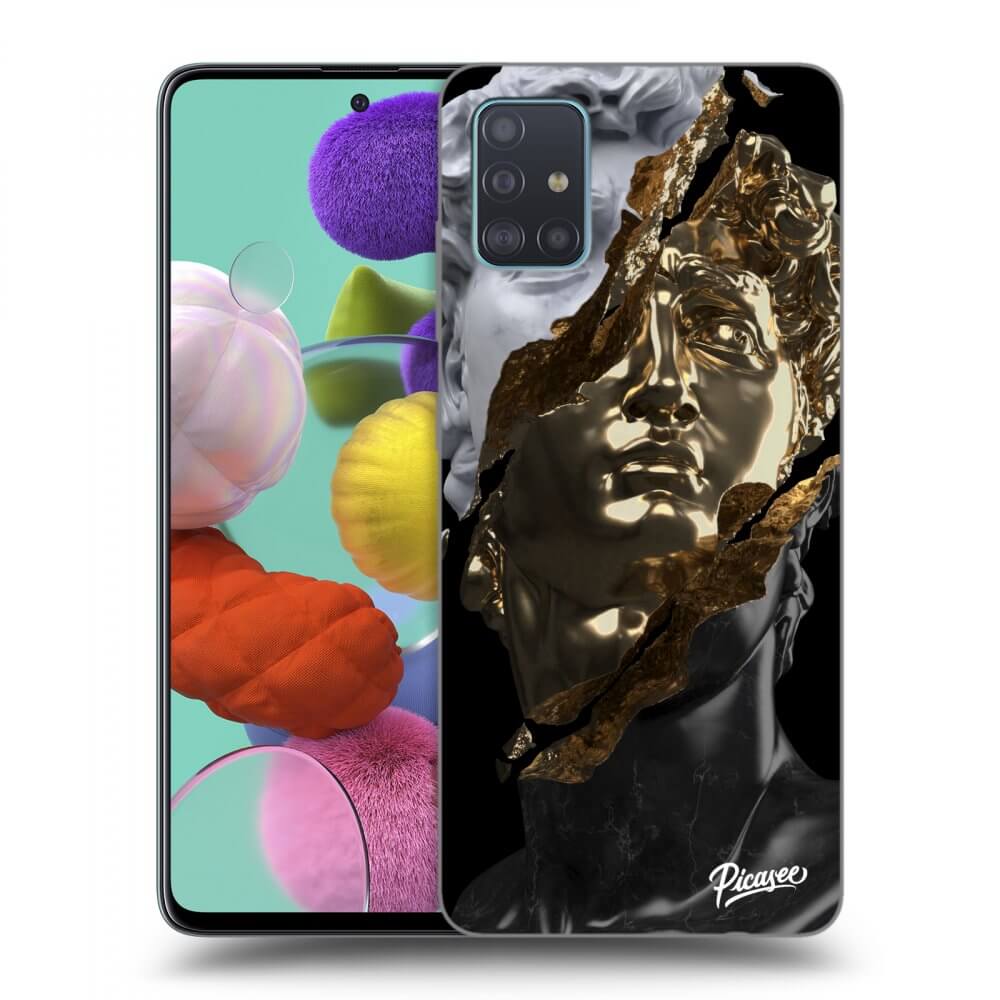 Samsung Galaxy A51 A515F Hülle - Schwarzes Silikon - Trigger