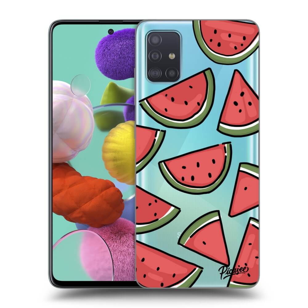 Samsung Galaxy A51 A515F Hülle - Transparentes Silikon - Melone