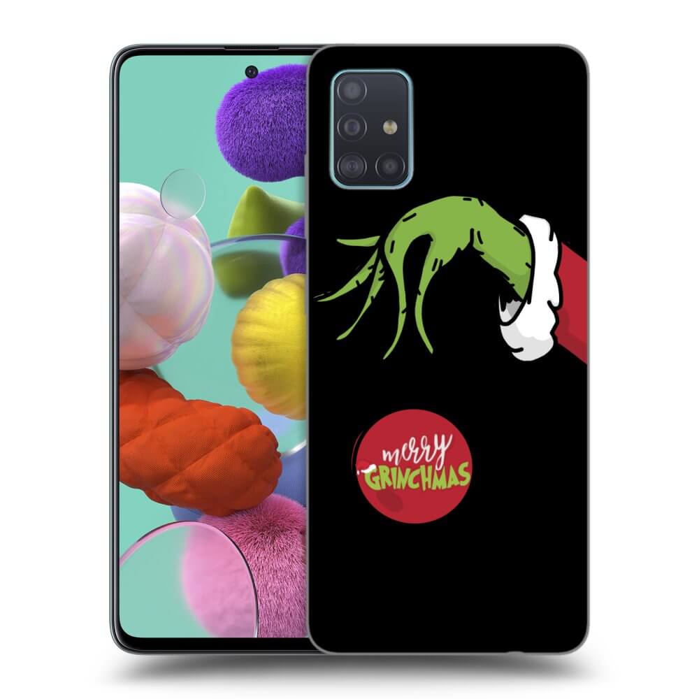 Samsung Galaxy A51 A515F Hülle - Schwarzes Silikon - Grinch