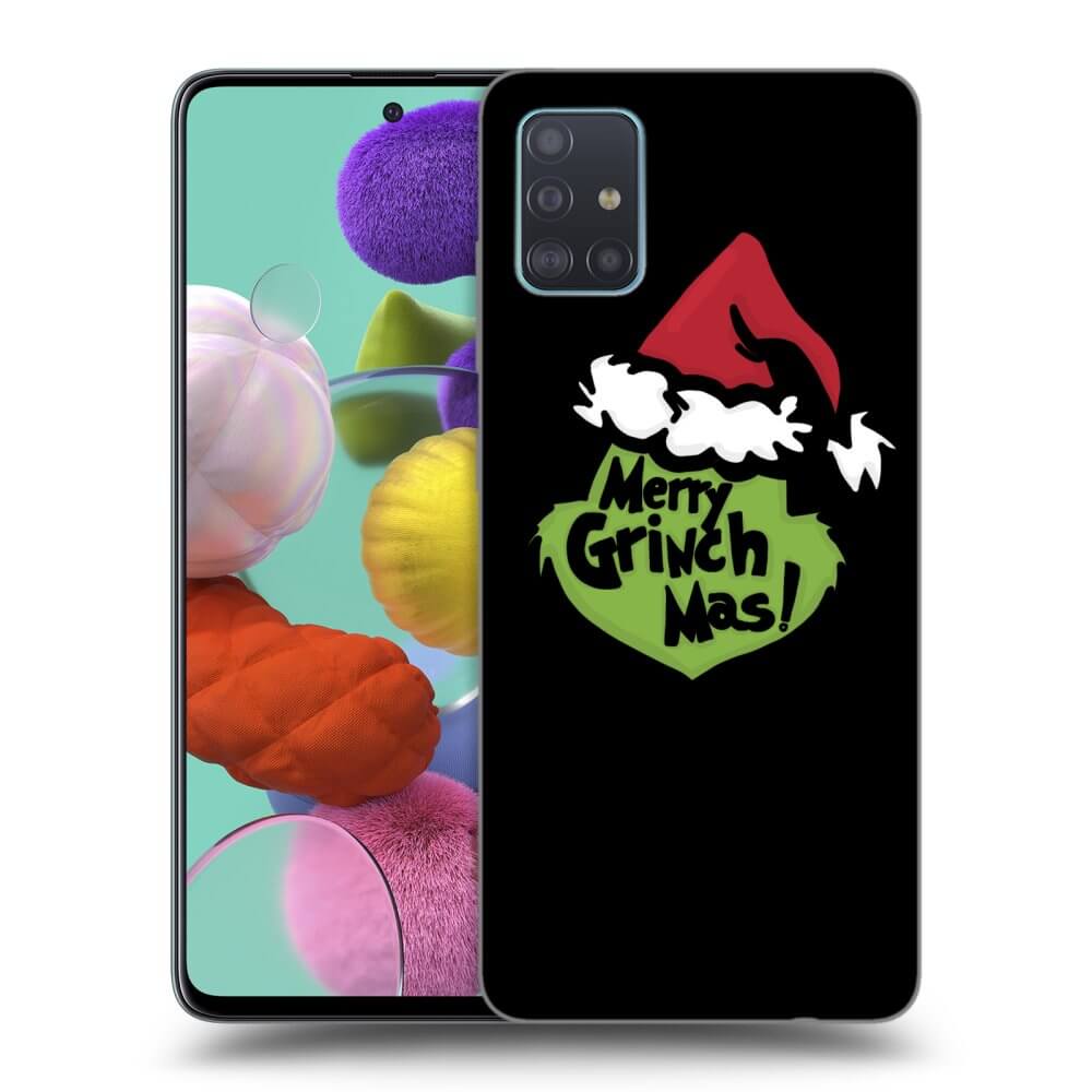 Samsung Galaxy A51 A515F Hülle - Schwarzes Silikon - Grinch 2