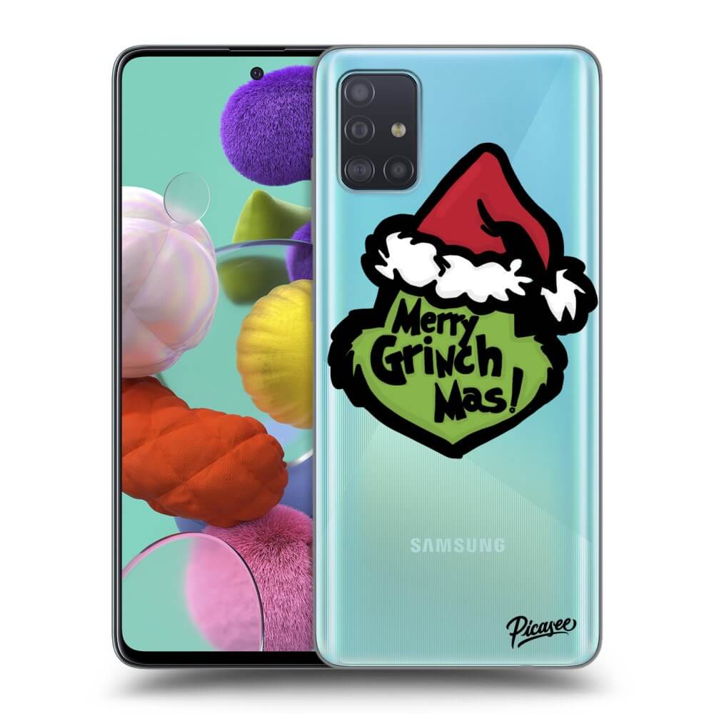 Samsung Galaxy A51 A515F Hülle - Transparentes Silikon - Grinch 2