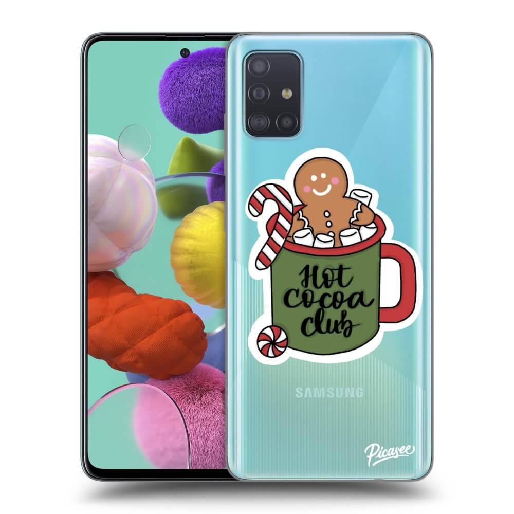 Samsung Galaxy A51 A515F Hülle - Transparentes Silikon - Hot Cocoa Club