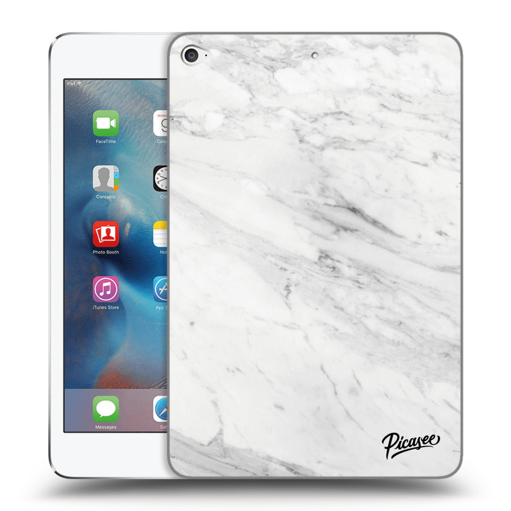 Transparente Silikonhülle Für Apple IPad Mini 4 - White Marble