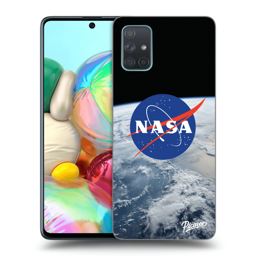 Samsung Galaxy A71 A715F Hülle - Transparentes Silikon - Nasa Earth