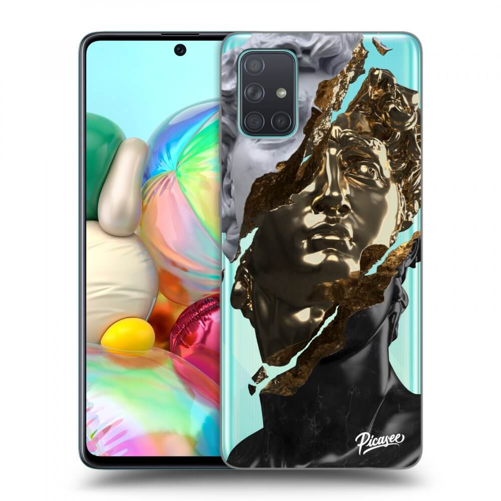 Samsung Galaxy A71 A715F Hülle - Transparentes Silikon - Trigger