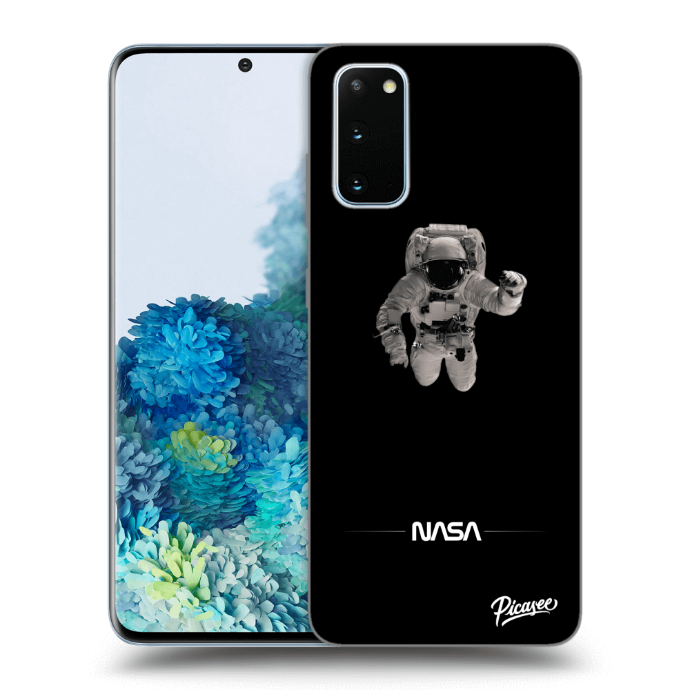 Samsung Galaxy S20 G980F Hülle - Transparentes Silikon - Astronaut Minimal