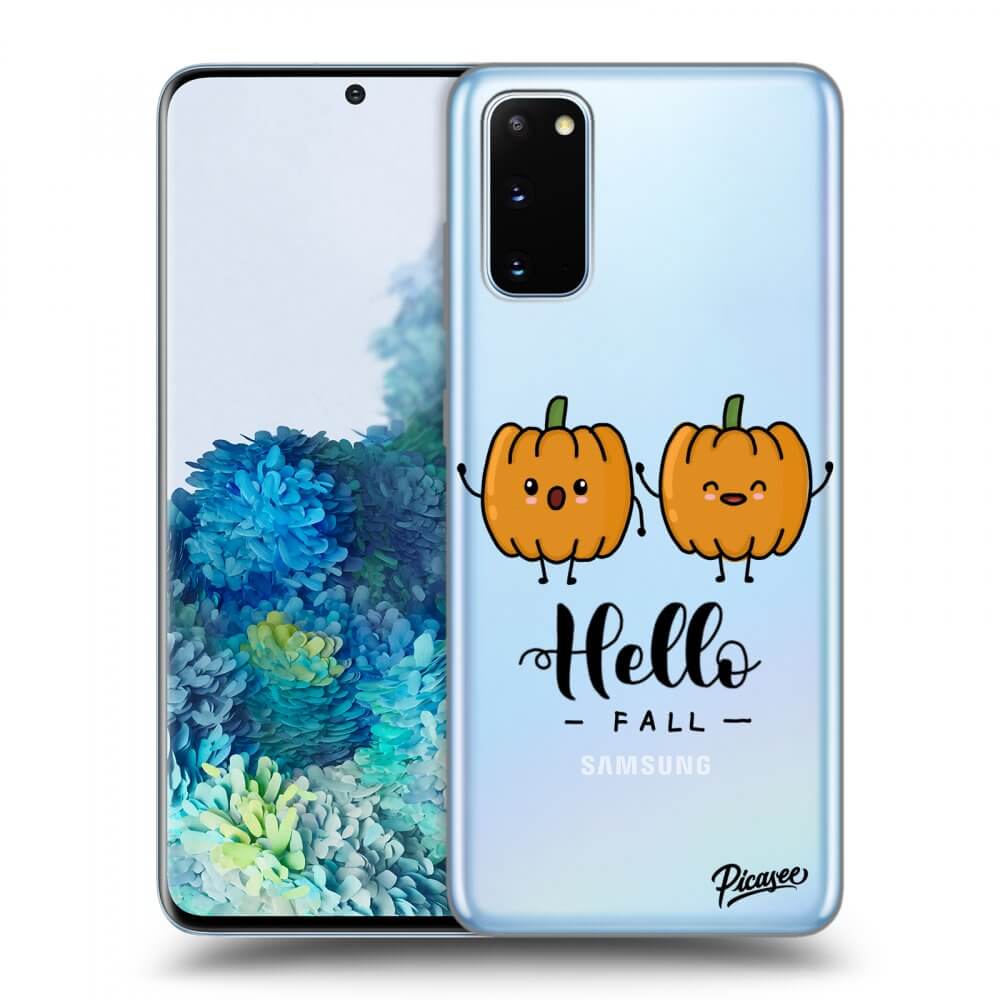 Samsung Galaxy S20 G980F Hülle - Transparentes Silikon - Hallo Fall