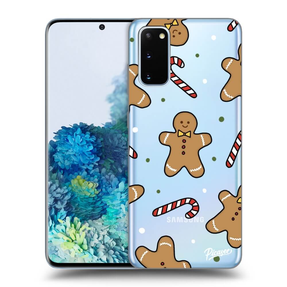 Samsung Galaxy S20 G980F Hülle - Transparentes Silikon - Gingerbread