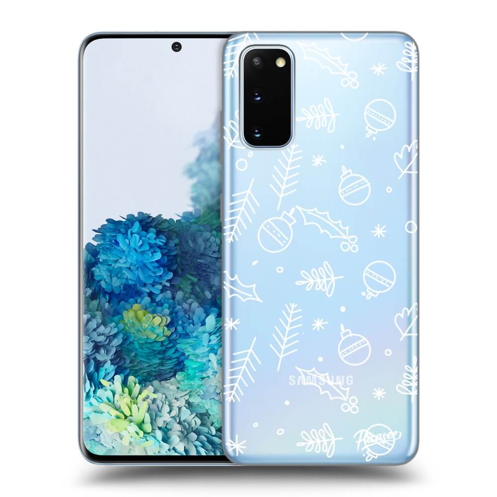 Samsung Galaxy S20 G980F Hülle - Transparentes Silikon - Mistletoe