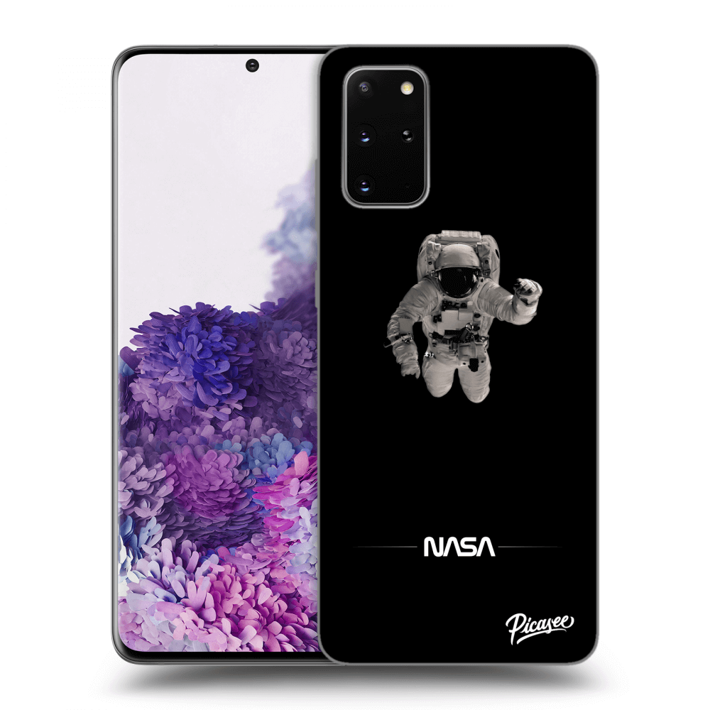 Samsung Galaxy S20+ G985F Hülle - Transparentes Silikon - Astronaut Minimal