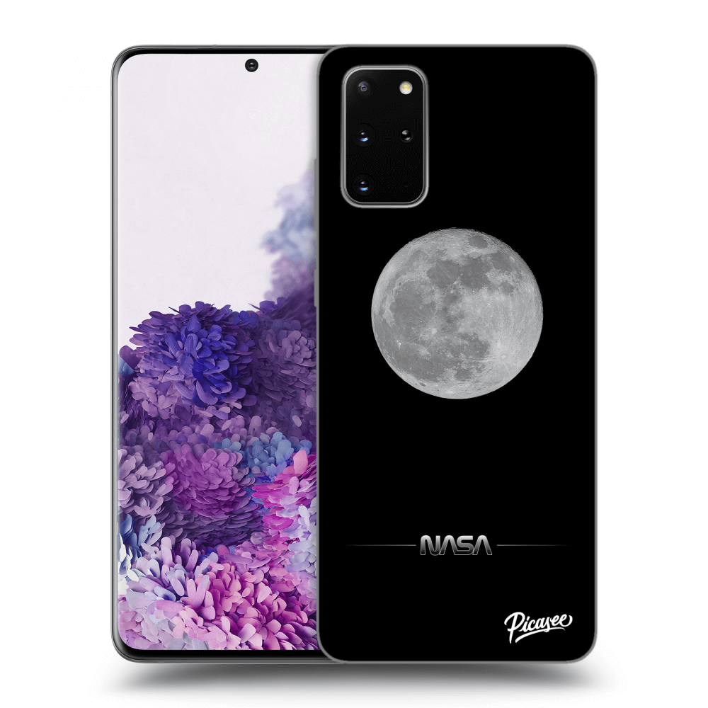 Samsung Galaxy S20+ G985F Hülle - Transparentes Silikon - Moon Minimal