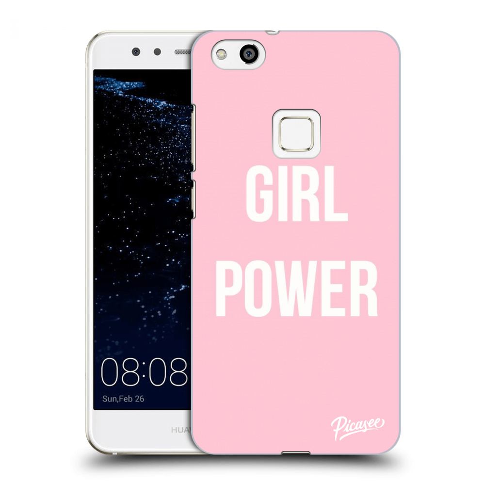 Huawei P10 Lite Hülle - Transparentes Silikon - Girl Power