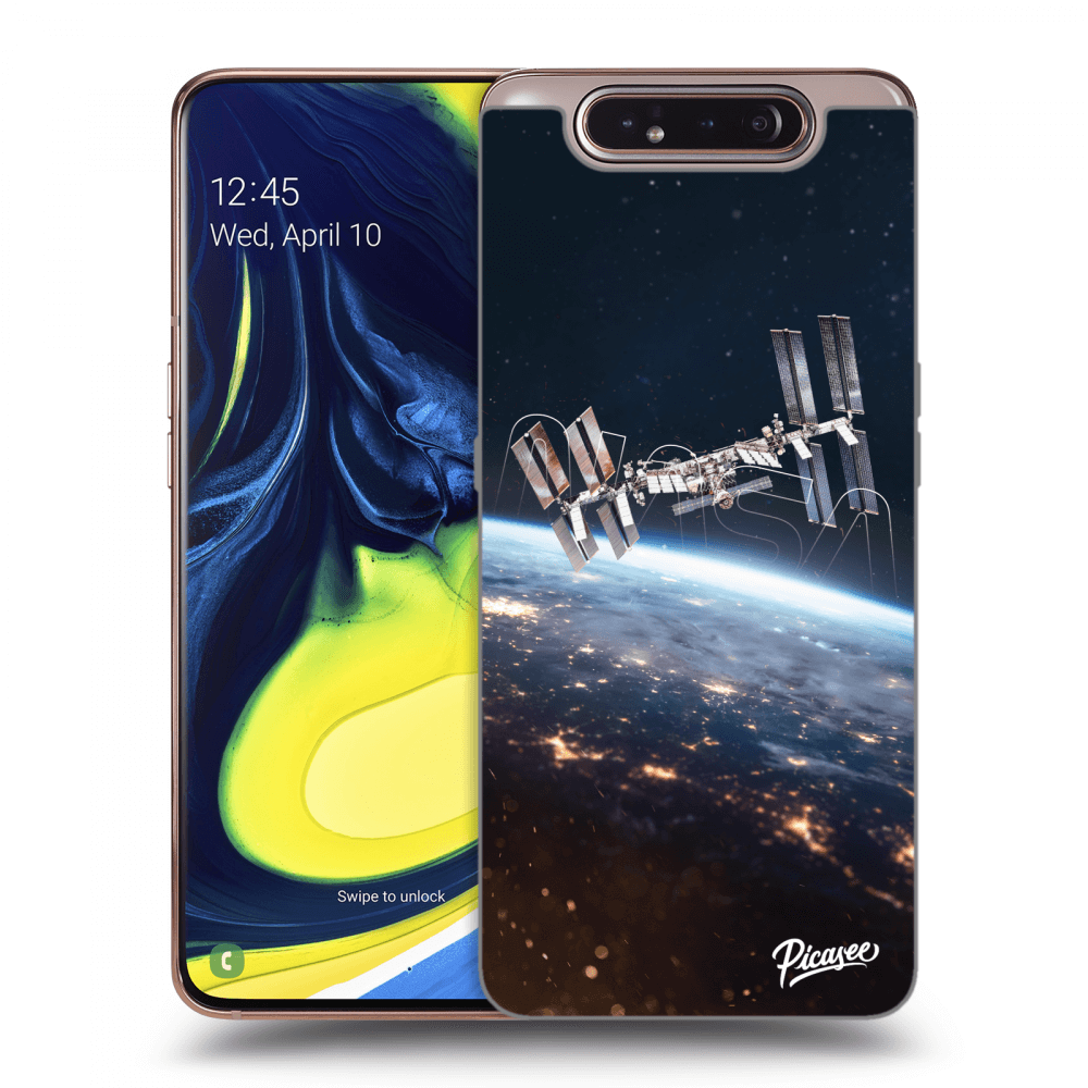 Samsung Galaxy A80 A805F Hülle - Transparentes Silikon - Station