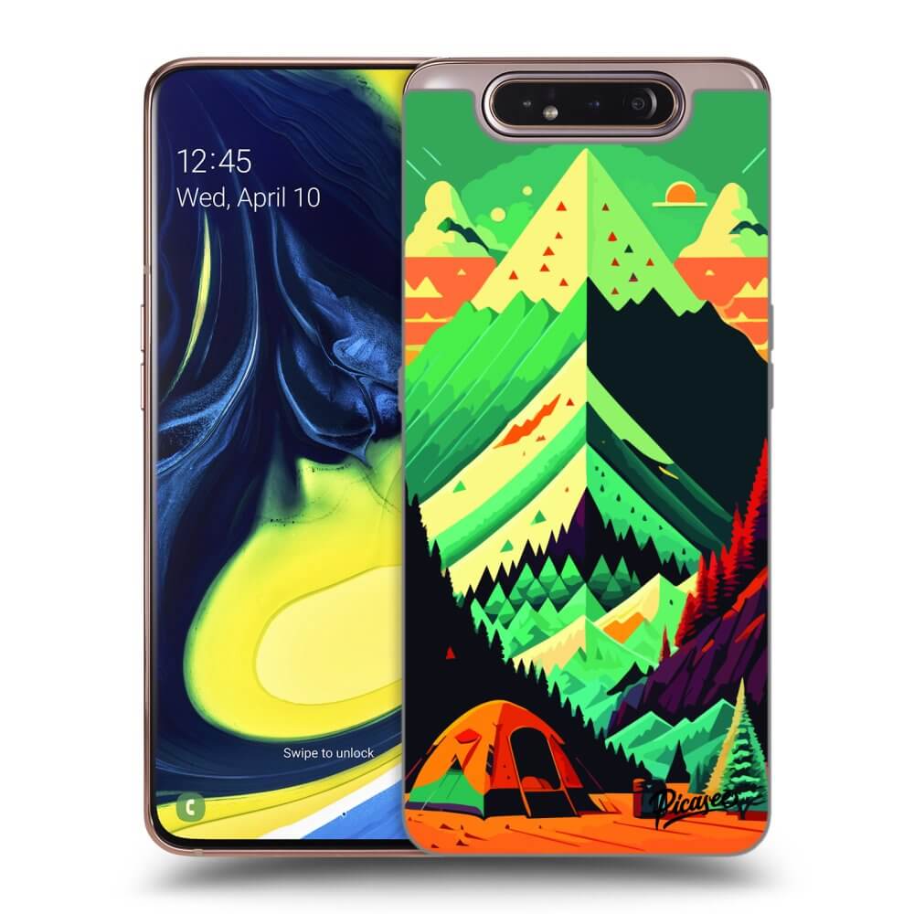 Samsung Galaxy A80 A805F Hülle - Transparentes Silikon - Whistler