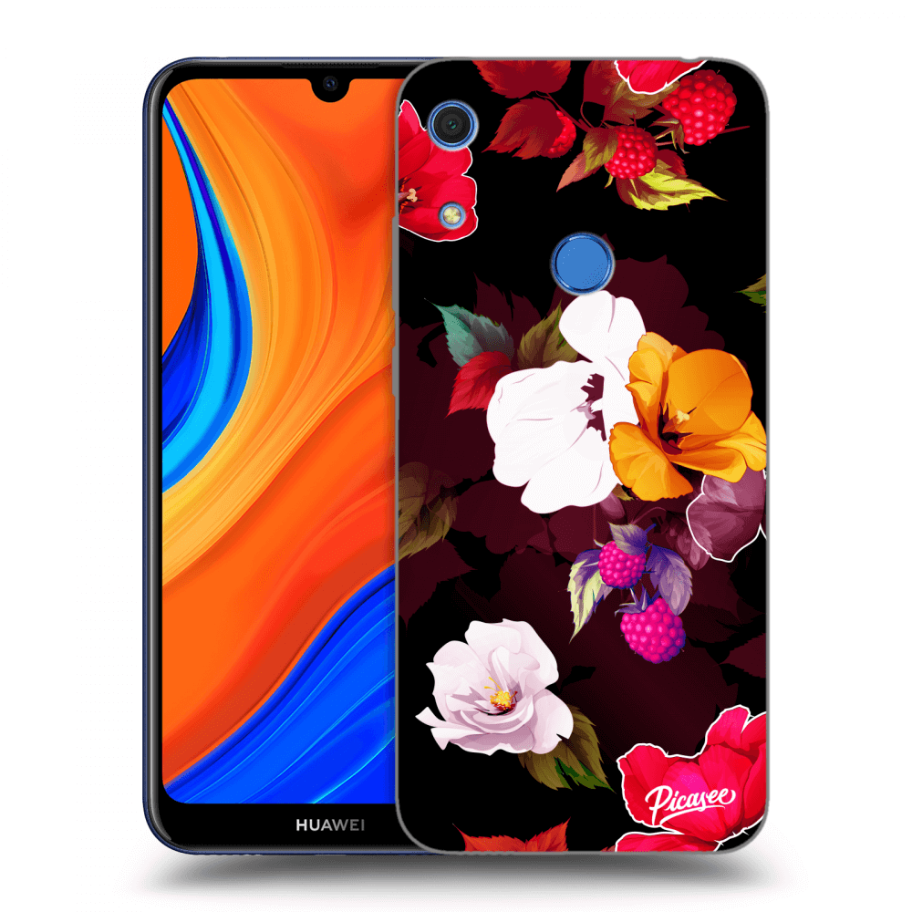 Huawei Y6S Hülle - Transparentes Silikon - Flowers And Berries