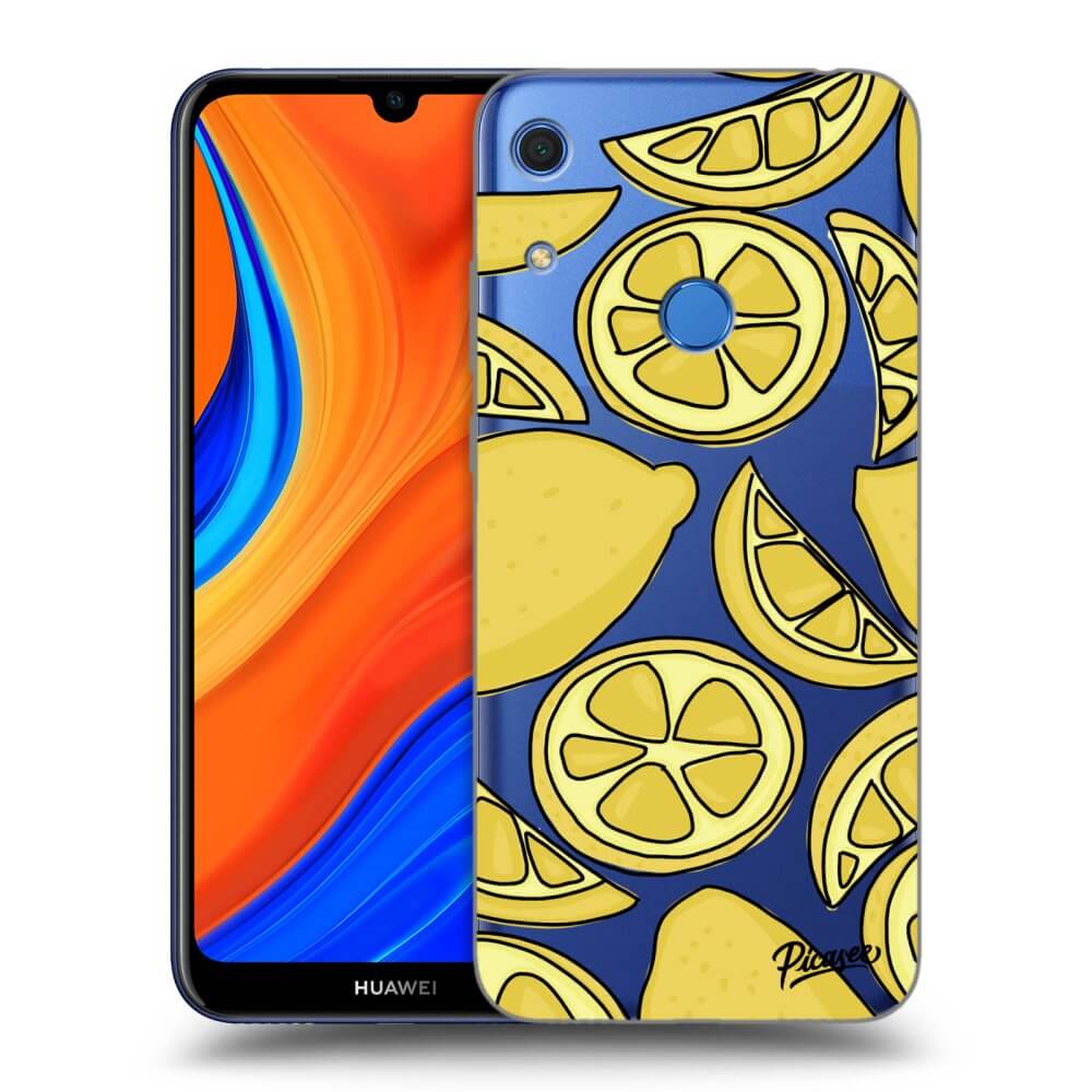 Huawei Y6S Hülle - Transparentes Silikon - Lemon