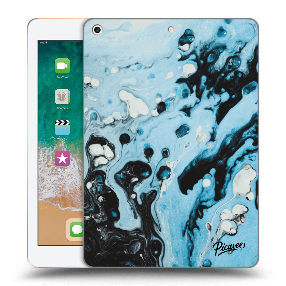 Transparente Silikonhülle Für Apple IPad 9.7 2018 (6. Gen) - Organic Blue