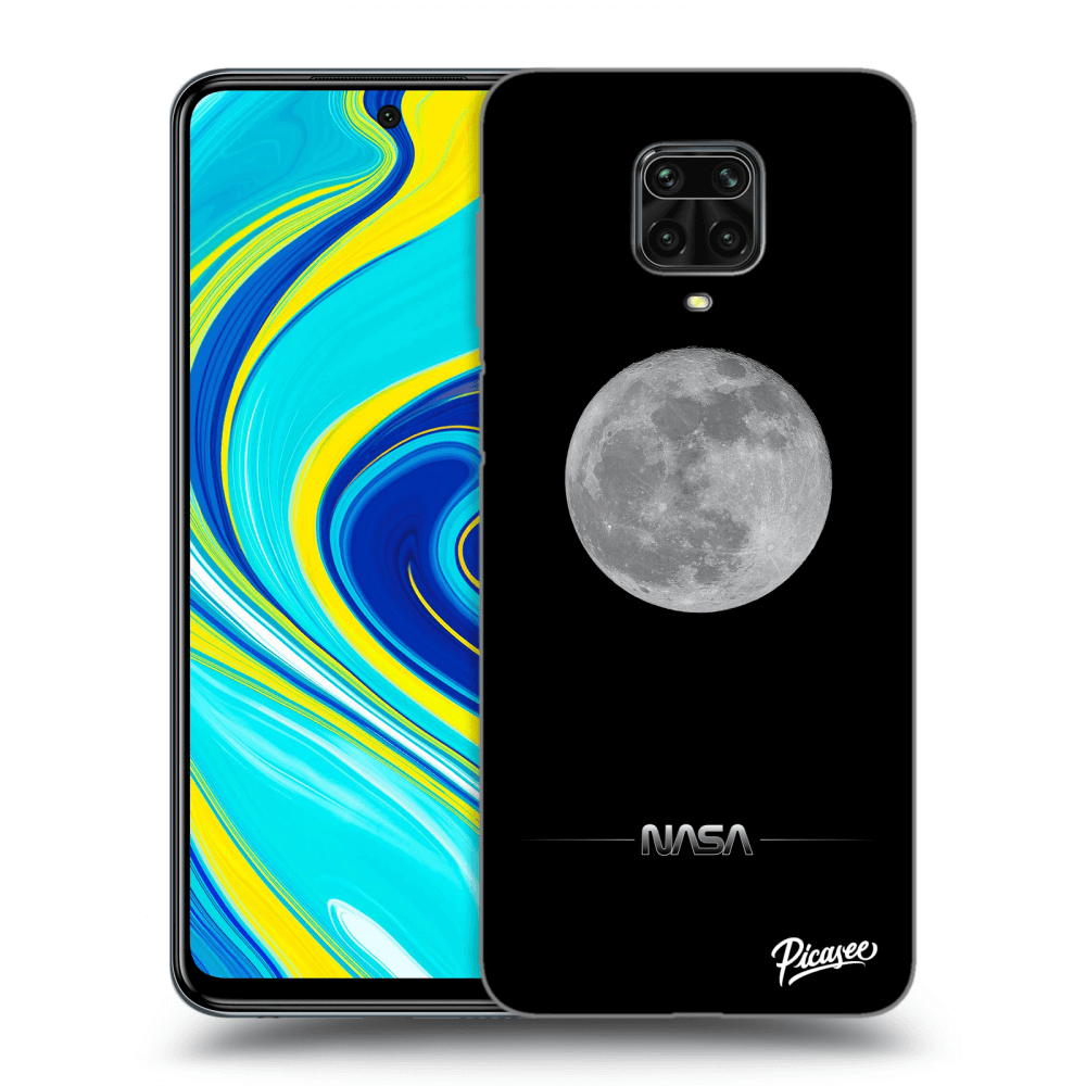 Xiaomi Redmi Note 9 Pro Hülle - Transparentes Silikon - Moon Minimal